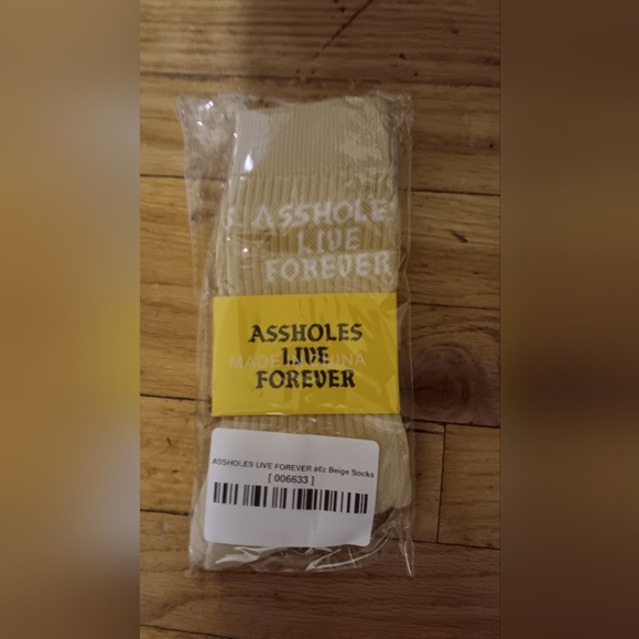 Assholes Live Forever Socks NWT - Picture 3 of 10